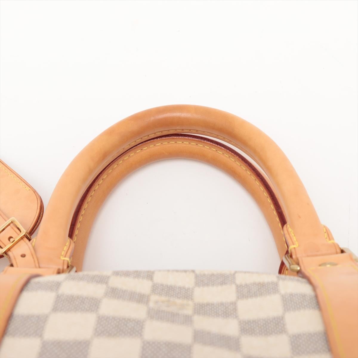 Louis Vuitton Damier Azur Keepall 50 For Sale 2