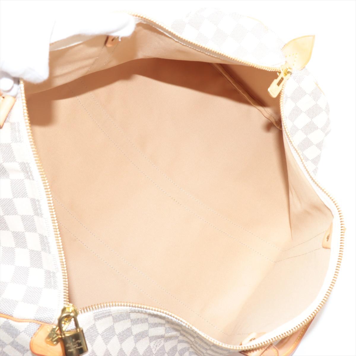 Louis Vuitton Damier Azur Keepall 50 For Sale 3