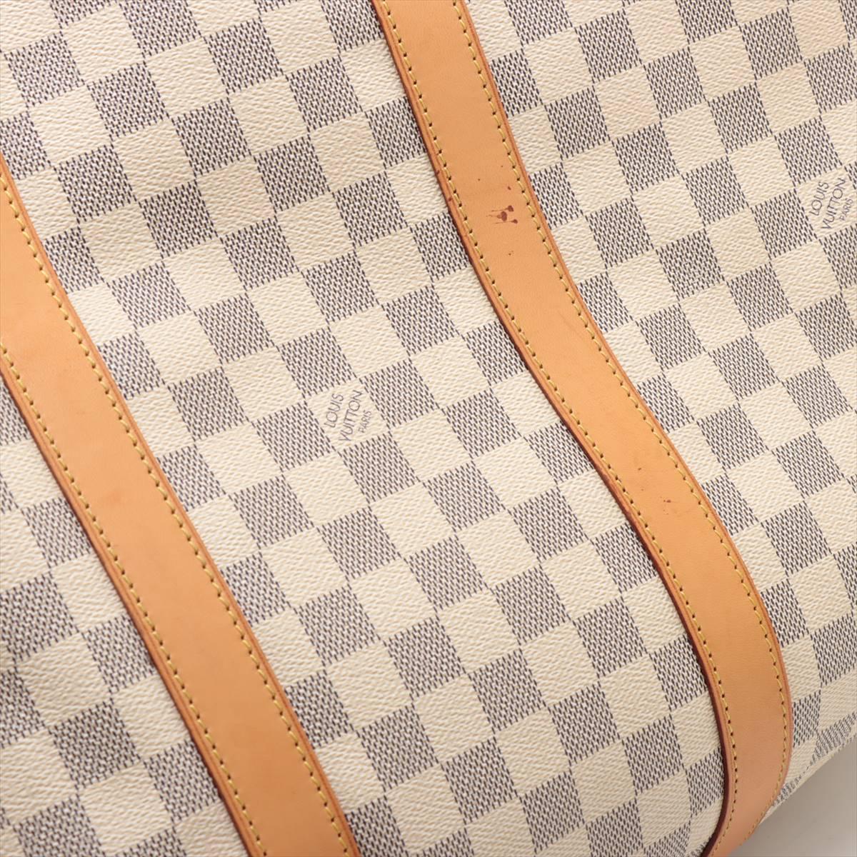 Louis Vuitton Damier Azur Keepall 50 For Sale 4