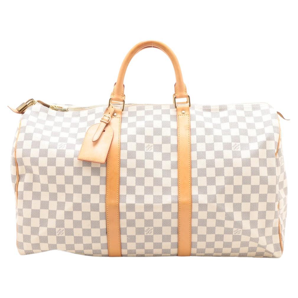 Louis Vuitton Damier Azur Keepall 50