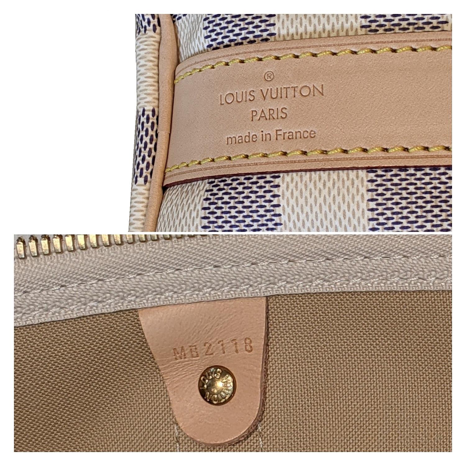 Louis Vuitton Damier Azur Keepall Bandouliere 55 Luggage 2