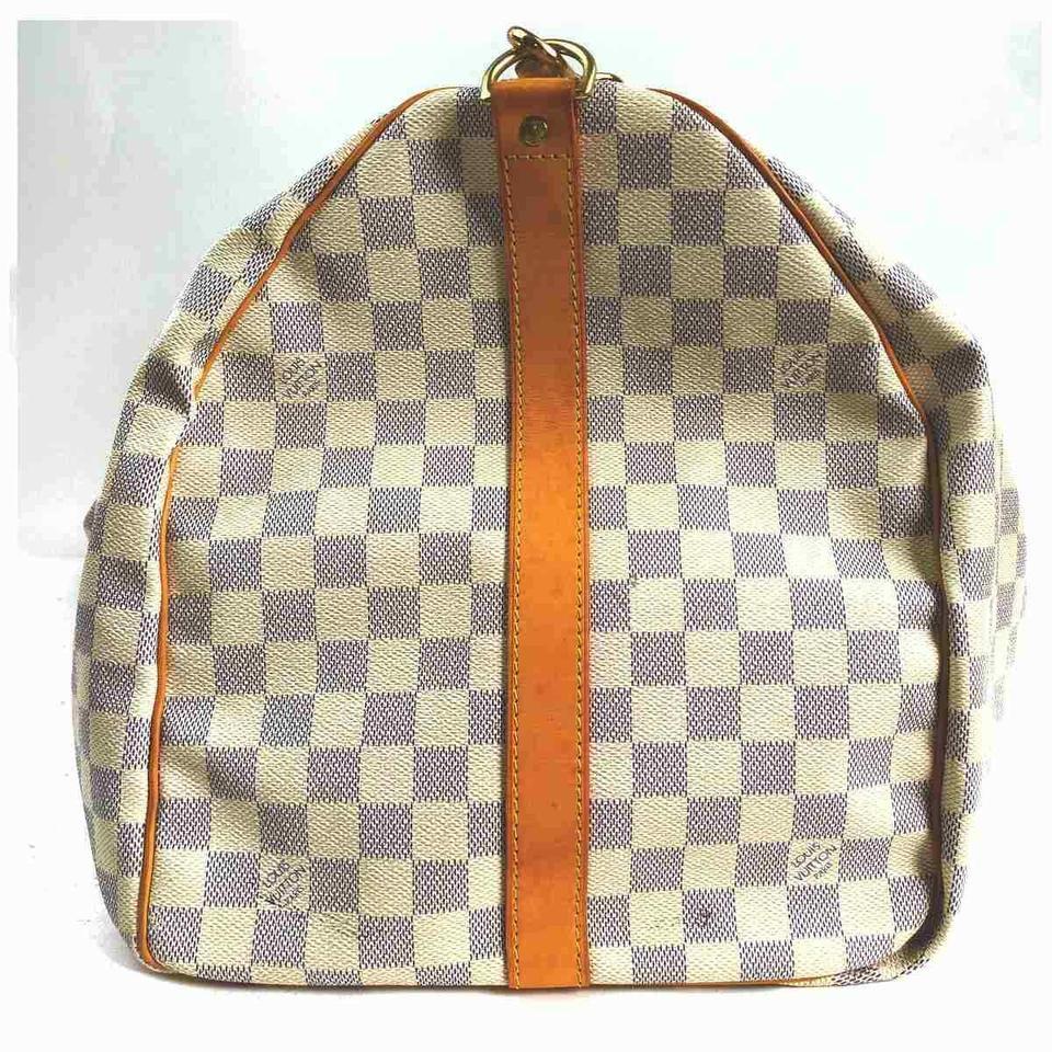 Louis Vuitton Damier Azur Keepall Bandouliere 55 with Strap 860315 2