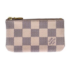 Louis Vuitton Damier Azur Keychain Pochette ID Cardholder