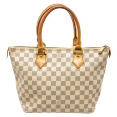 Louis Vuitton - Damier Azur - Cuir Saleya MM