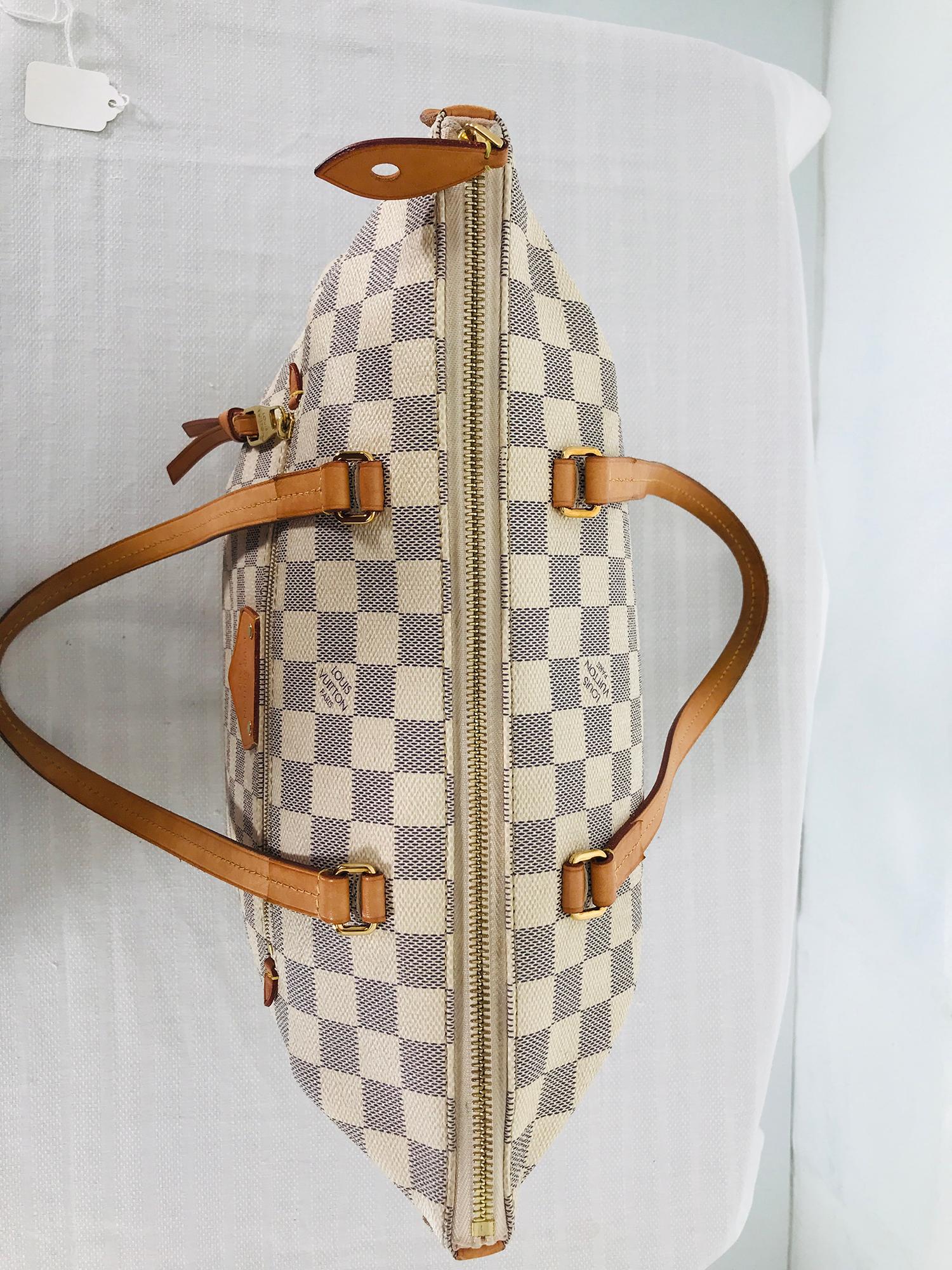 Louis Vuitton Damier Azur Lena Canvas PM Handbag For Sale 3