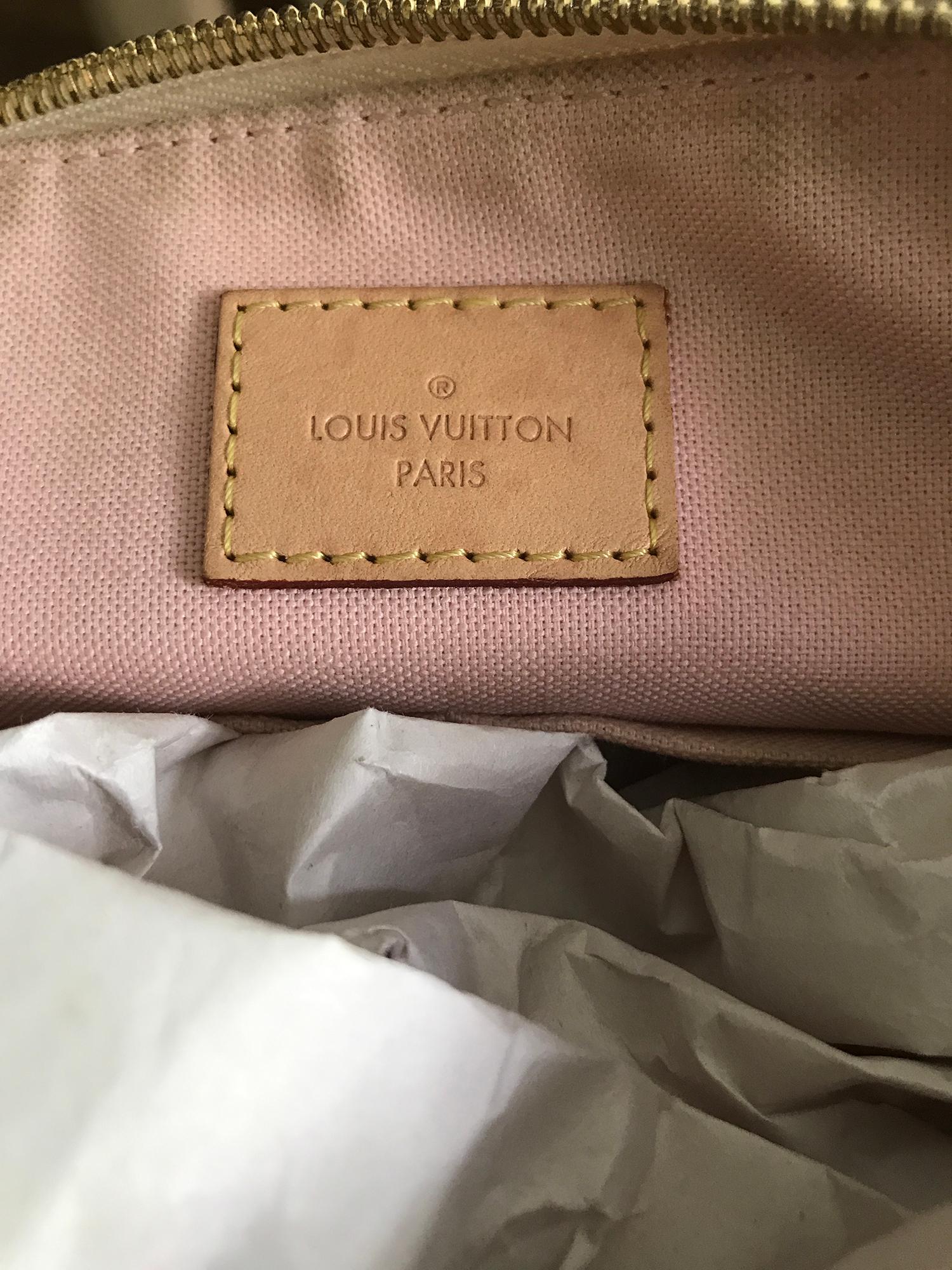 Louis Vuitton Damier Azur Lena Canvas PM Handbag For Sale 7