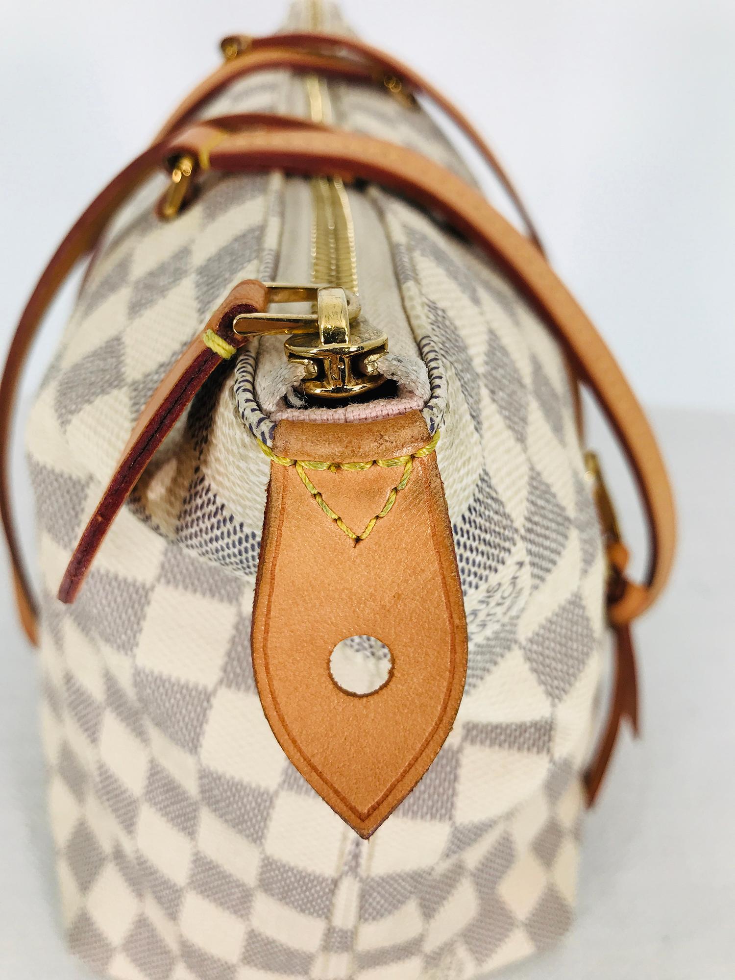 Sac à main Louis Vuitton Damier Azur Lena Canvas PM Unisexe en vente