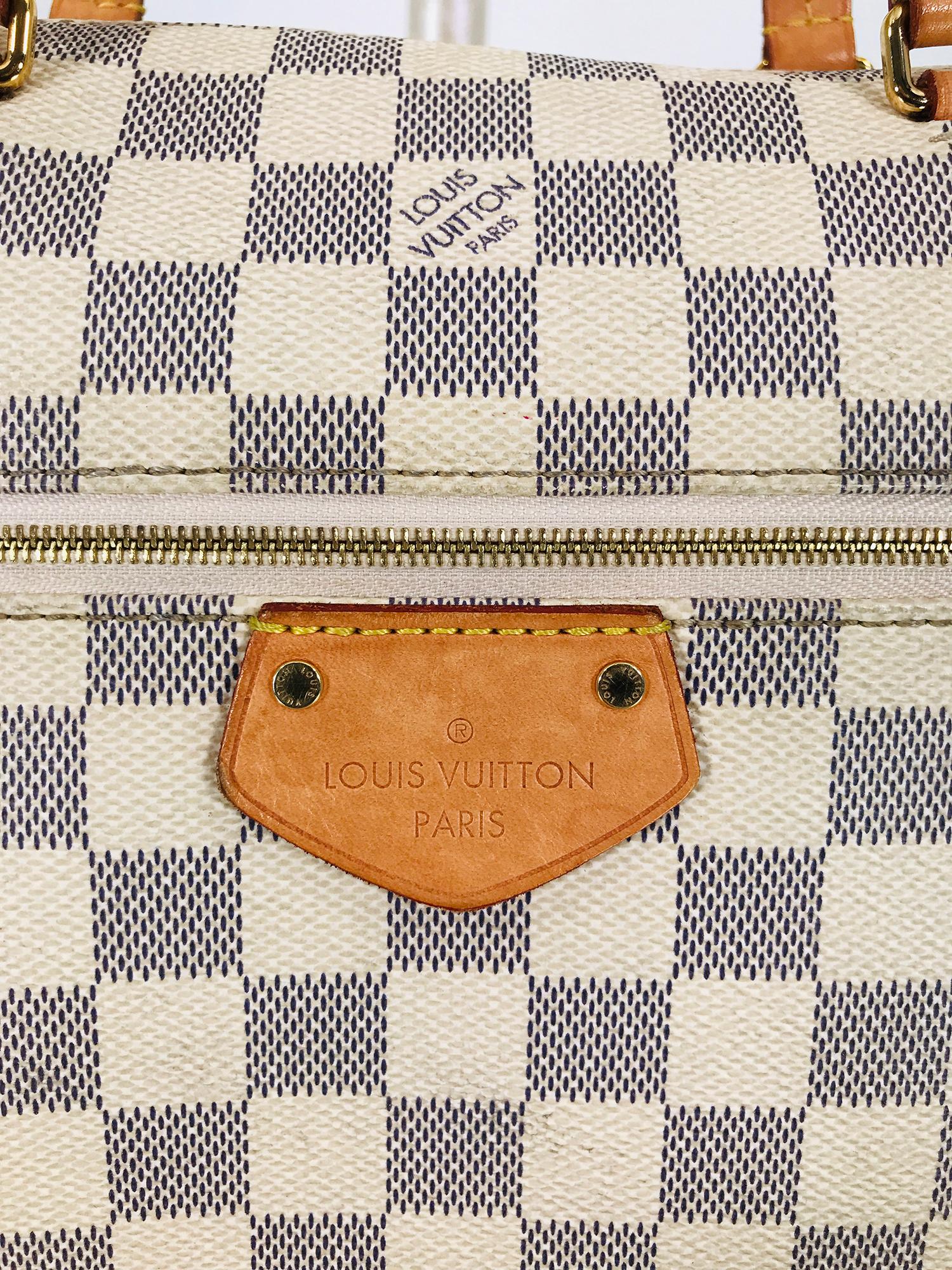 Louis Vuitton Damier Azur Lena Canvas PM Handbag For Sale 1