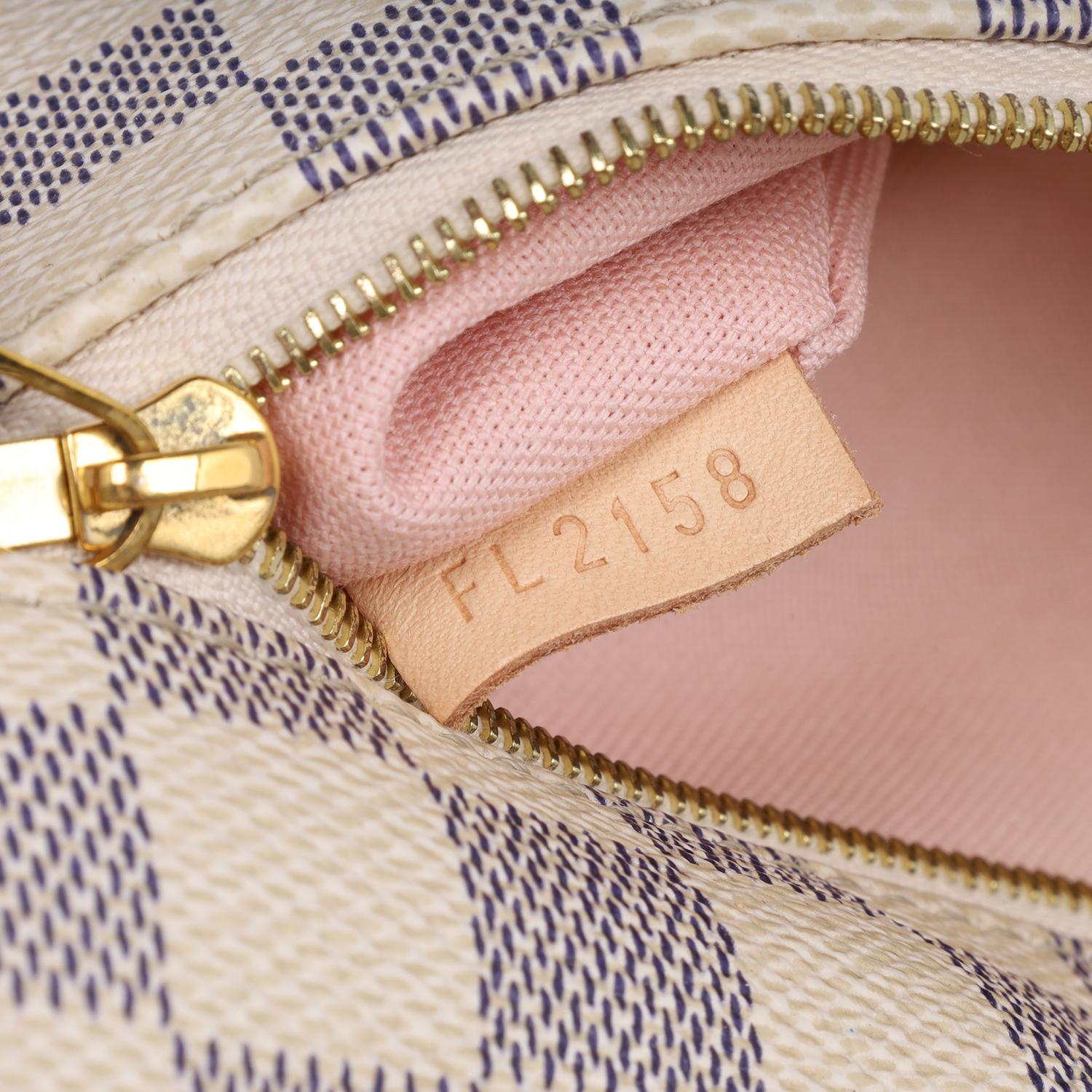 Louis Vuitton Damier Azur Lena PM blanc 9