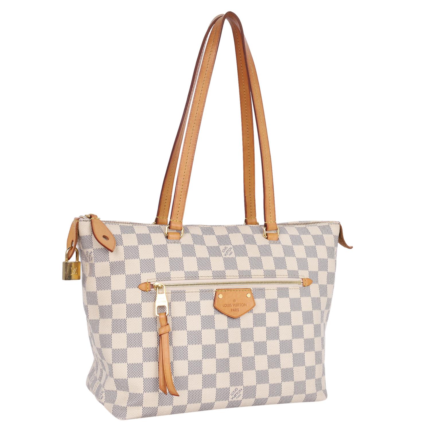 Louis Vuitton Damier Azur Lena PM blanc Bon état à Salt Lake Cty, UT
