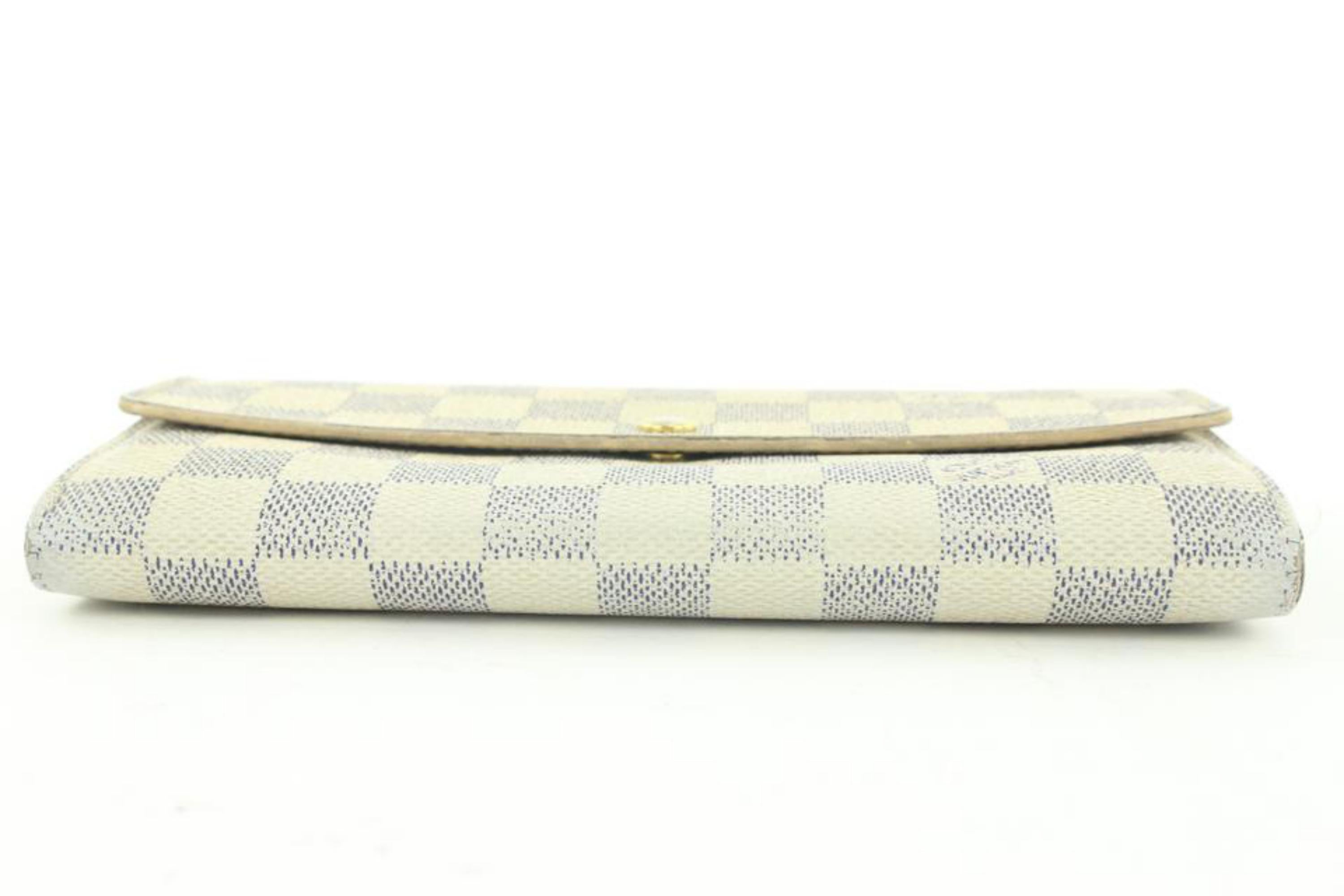 Louis Vuitton Damier Azur Long Sarah Wallet 0LV1116 1