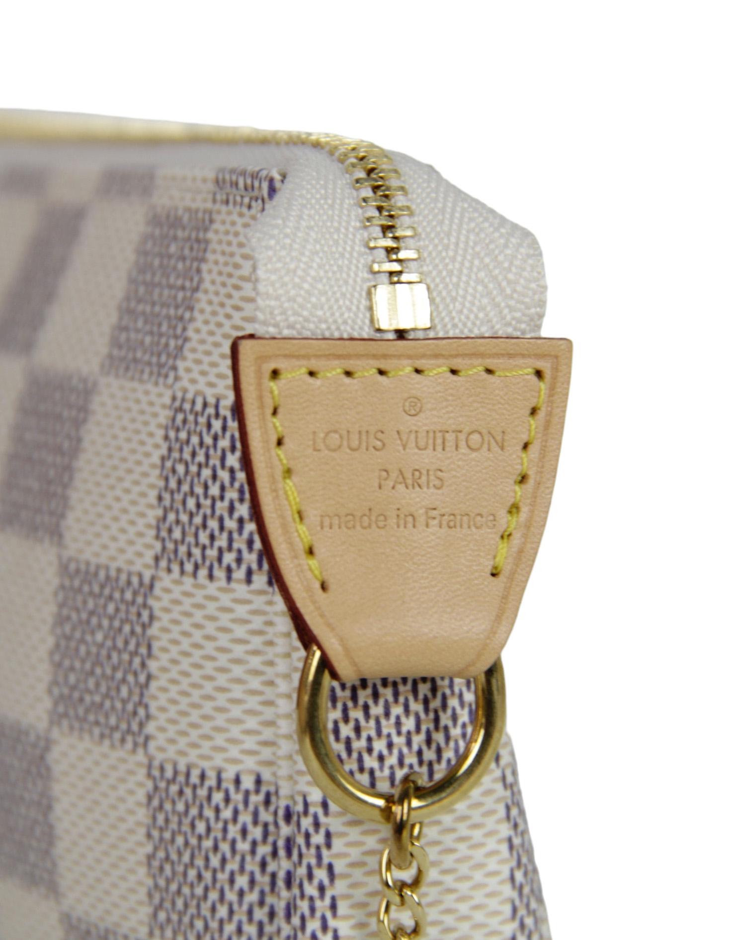 Louis Vuitton Damier Azur Mini Pochette Accessories Bag 3