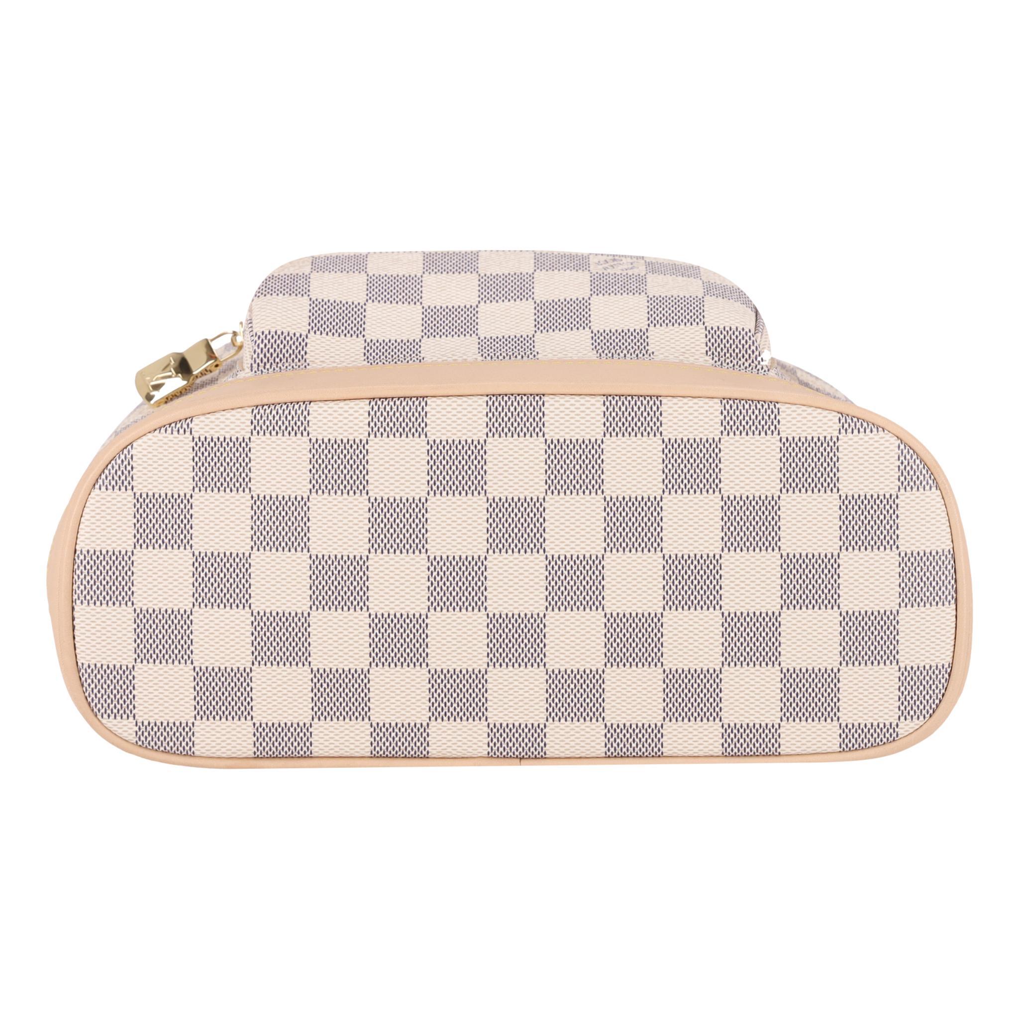 Donna Zaino Louis Vuitton Damier Azur Montsouris PM in vendita
