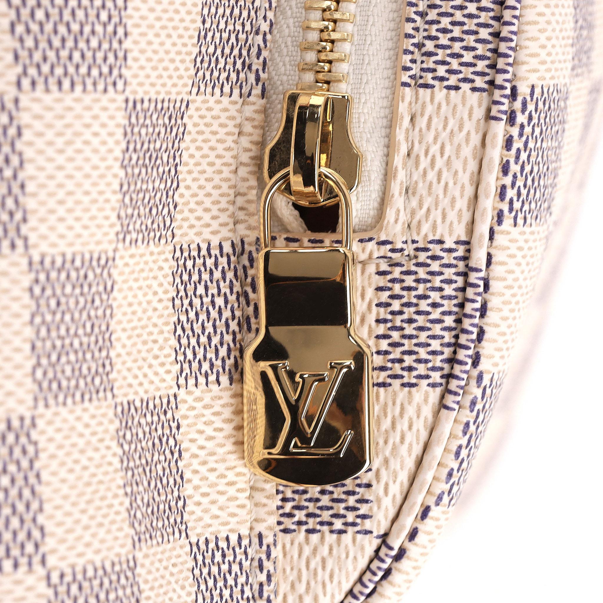 Zaino Louis Vuitton Damier Azur Montsouris PM in vendita 4