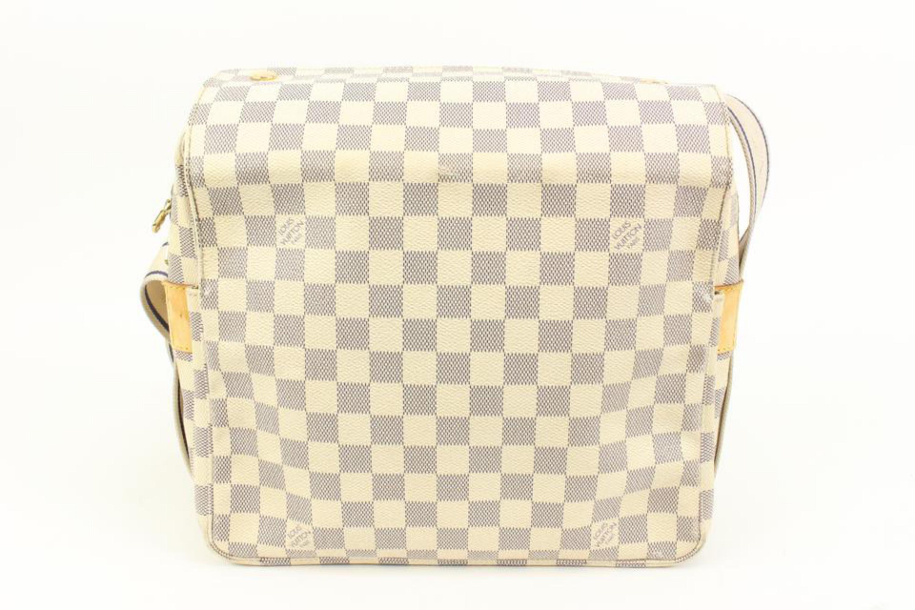 Louis Vuitton Damier Azur Naviglio Messenger Crossbody Bag 7lk323s 2