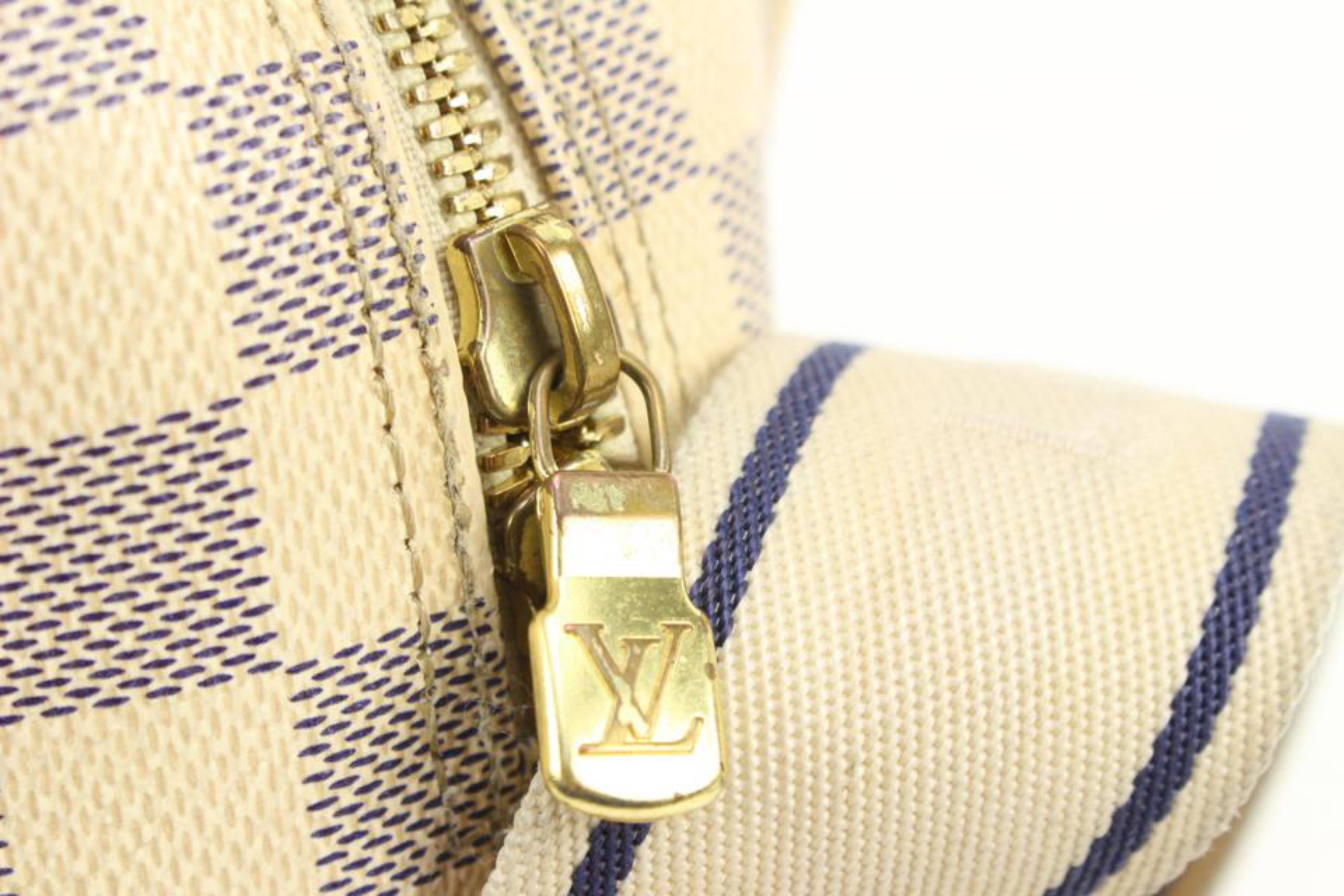 Louis Vuitton Damier Azur Naviglio Messenger Crossbody Bag 7lk323s 3