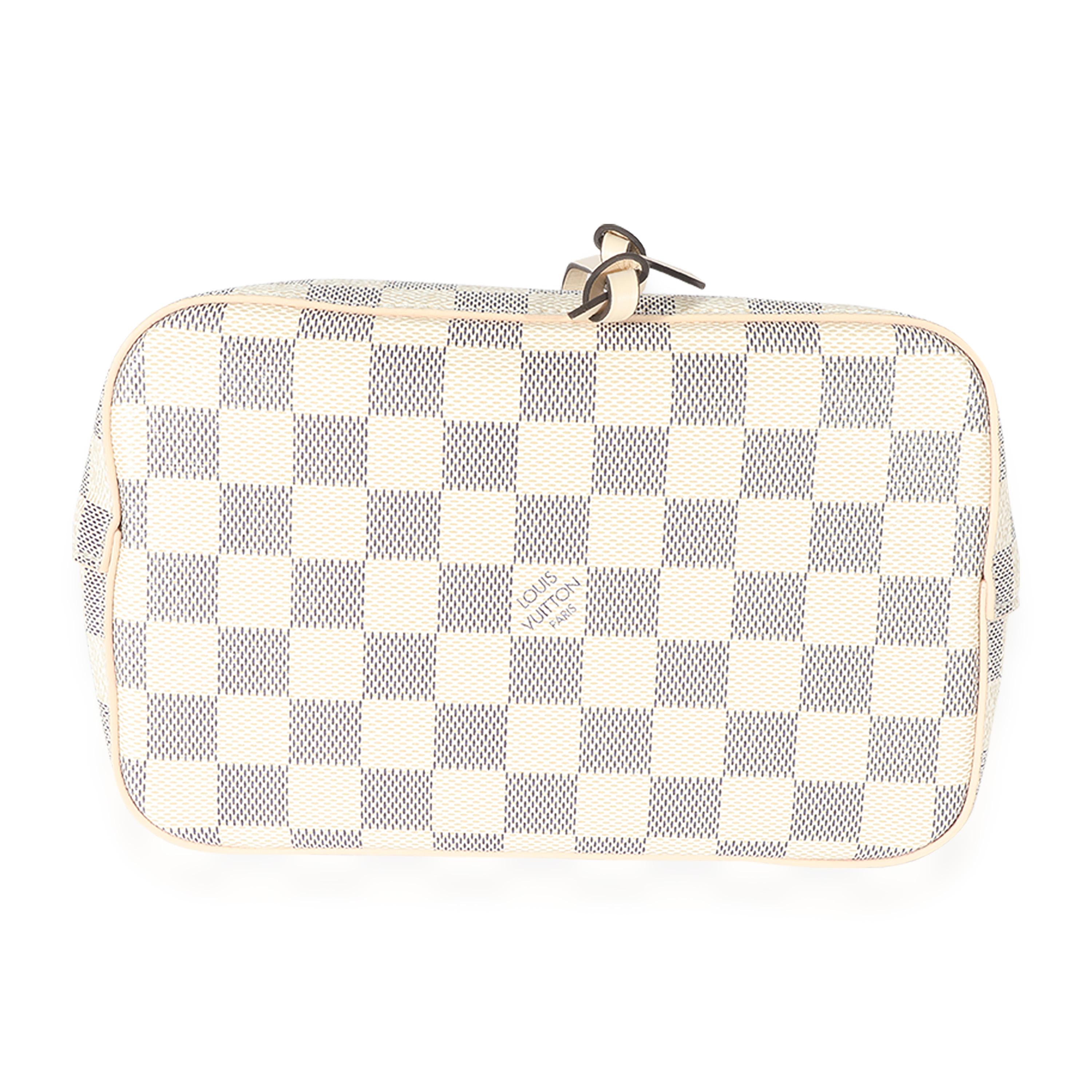 Beige Louis Vuitton Damier Azur NéoNoé BB