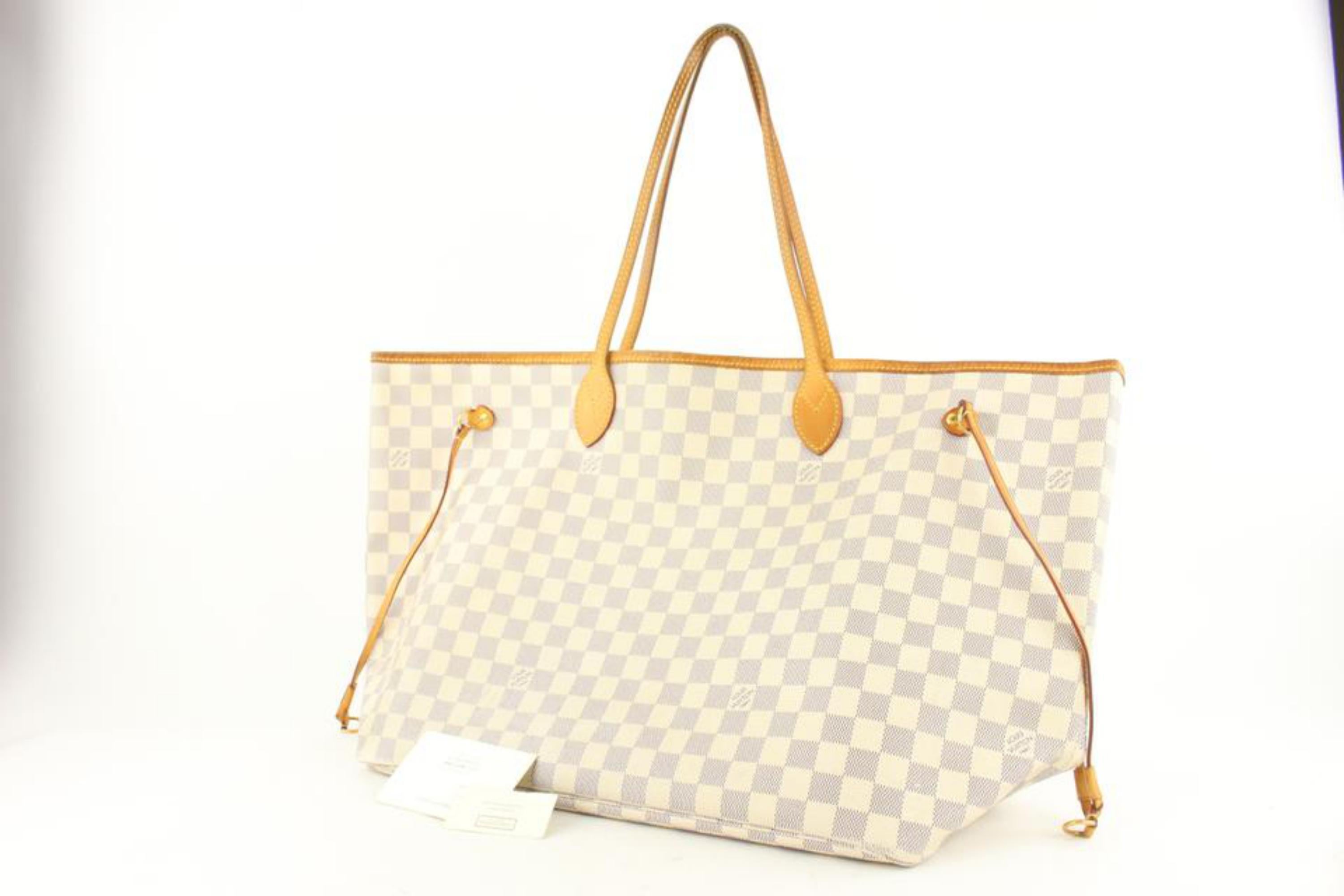 Louis Vuitton Damier Azur Neverfull GM Tote bag Upcycle Ready 2LV48
Date Code/Serial Number: TJ2161
Made In: France
Measurements: Length:  21.5