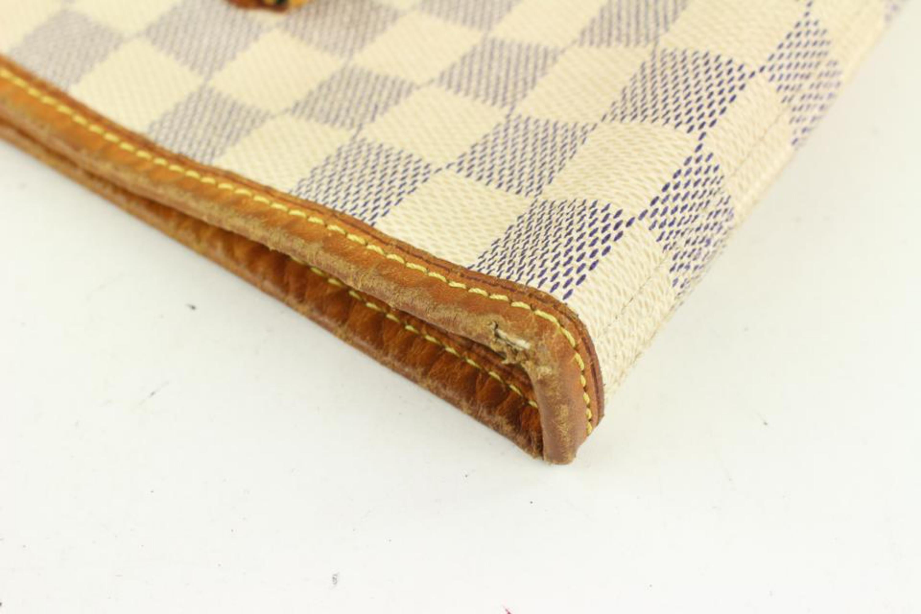 Louis Vuitton Damier Azur Neverfull GM Tote bag Upcycle Ready 2LV48 For Sale 1