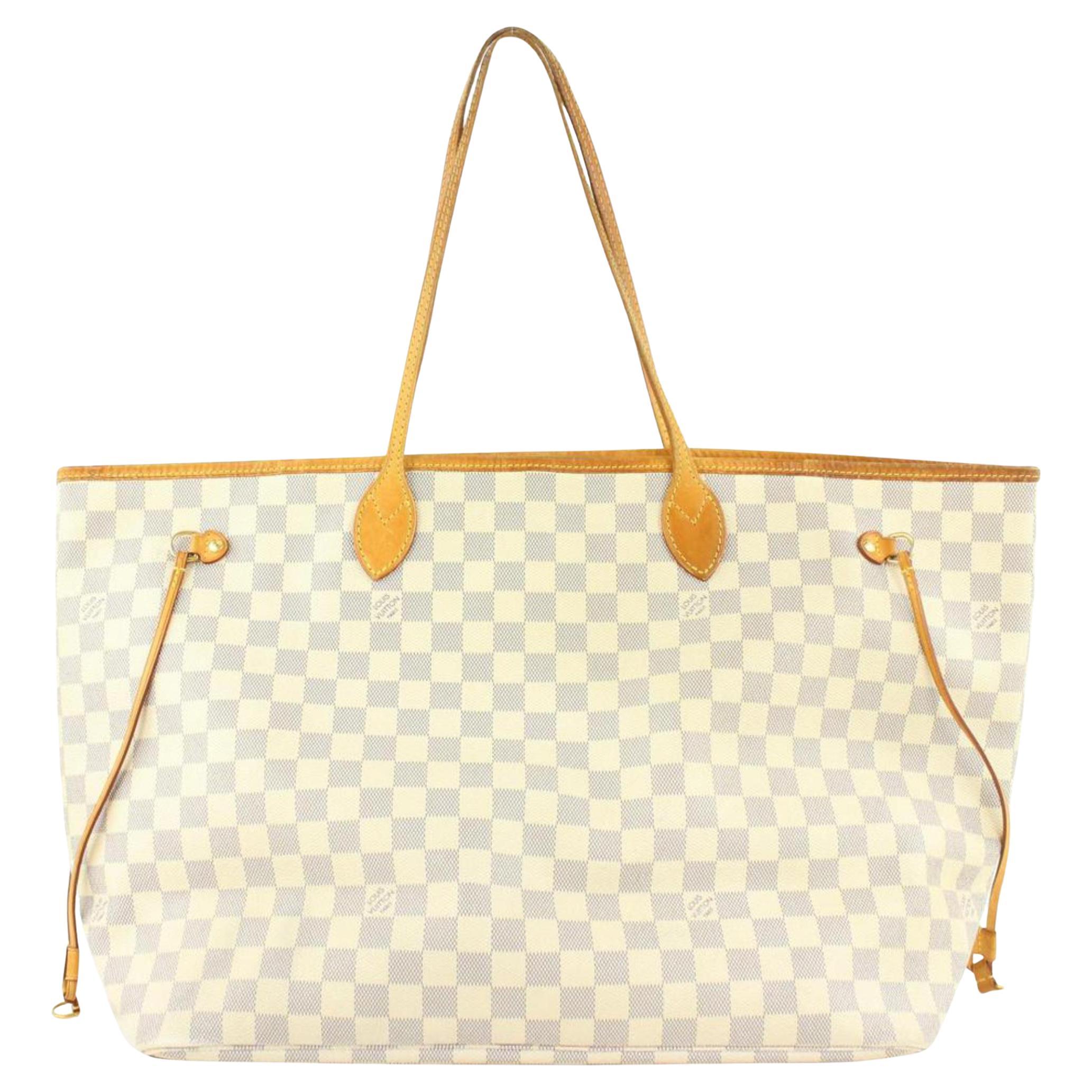 Louis Vuitton Damier Azur Neverfull GM Tote bag Upcycle Ready 2LV48