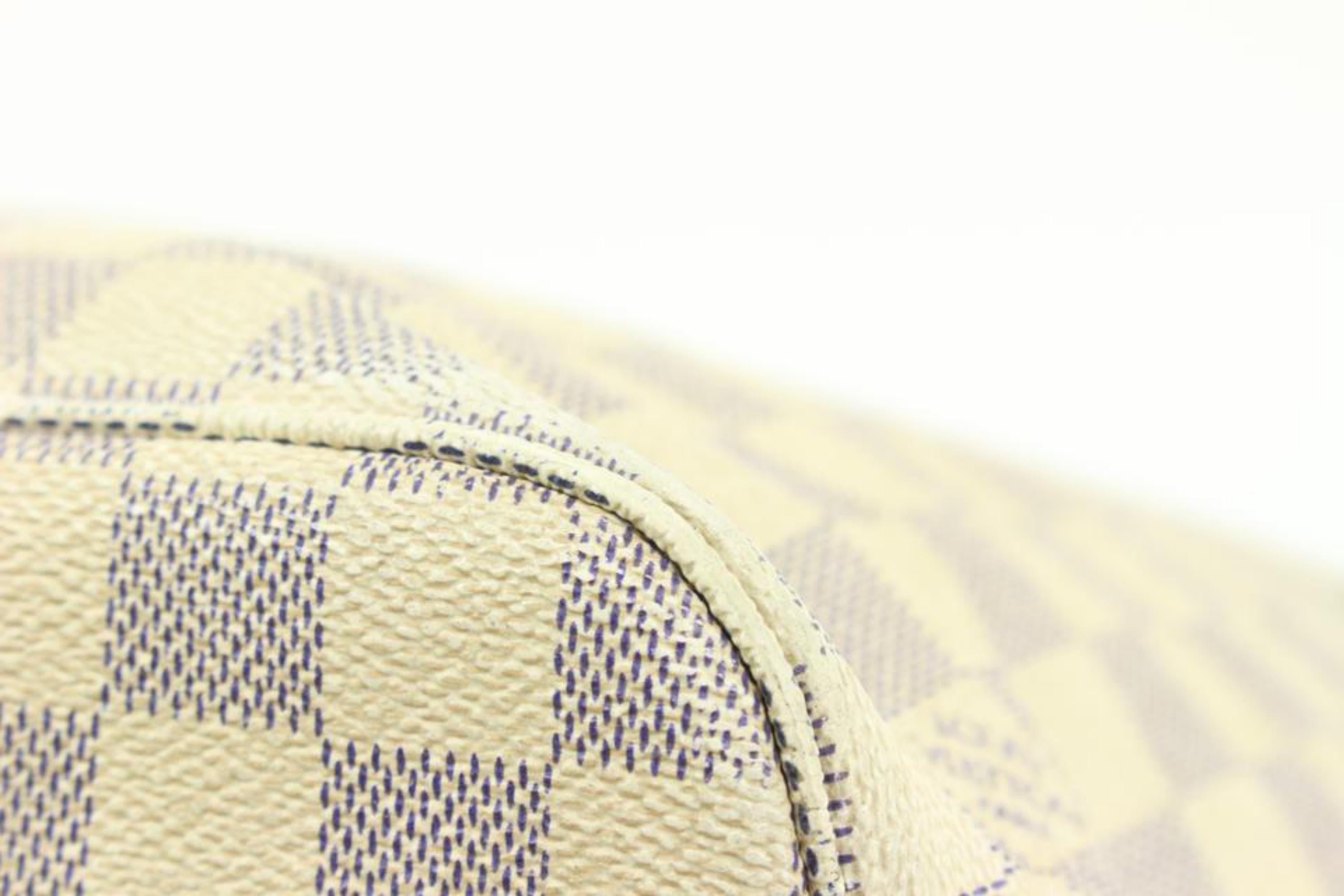 Louis Vuitton Damier Azur Neverfull MM Tote Bag 10lv216s For Sale 2