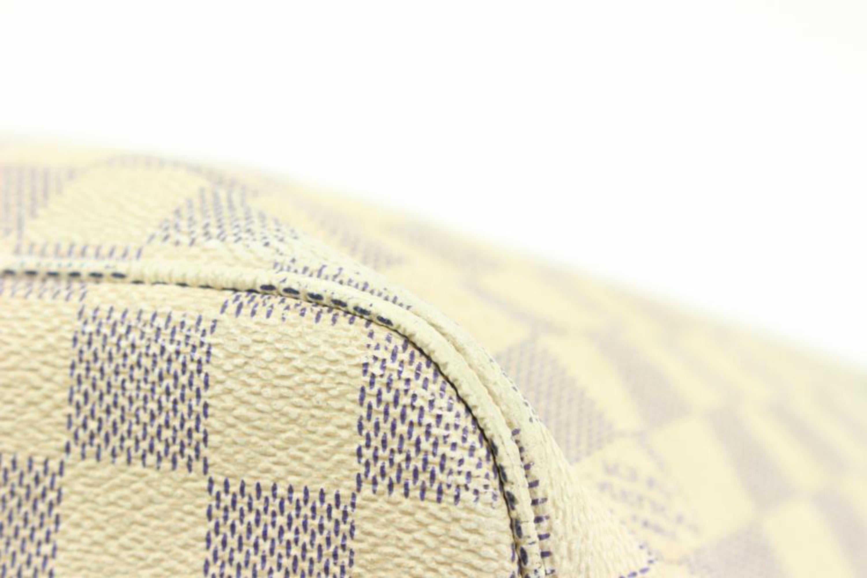 Bolso Tote Louis Vuitton Damier Azur Neverfull MM 10lv216s 5