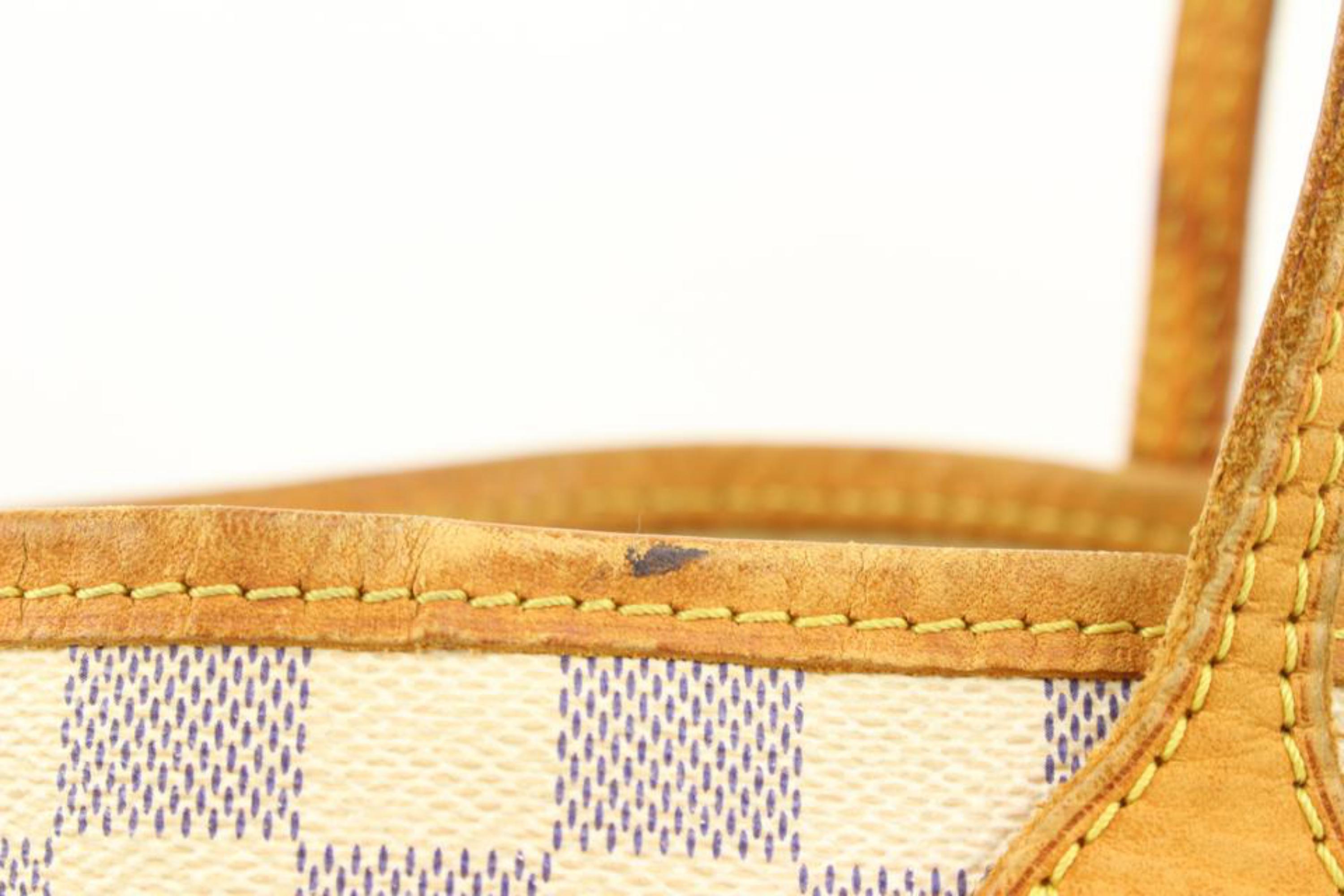 Bolso Tote Louis Vuitton Damier Azur Neverfull MM 10lv216s 7