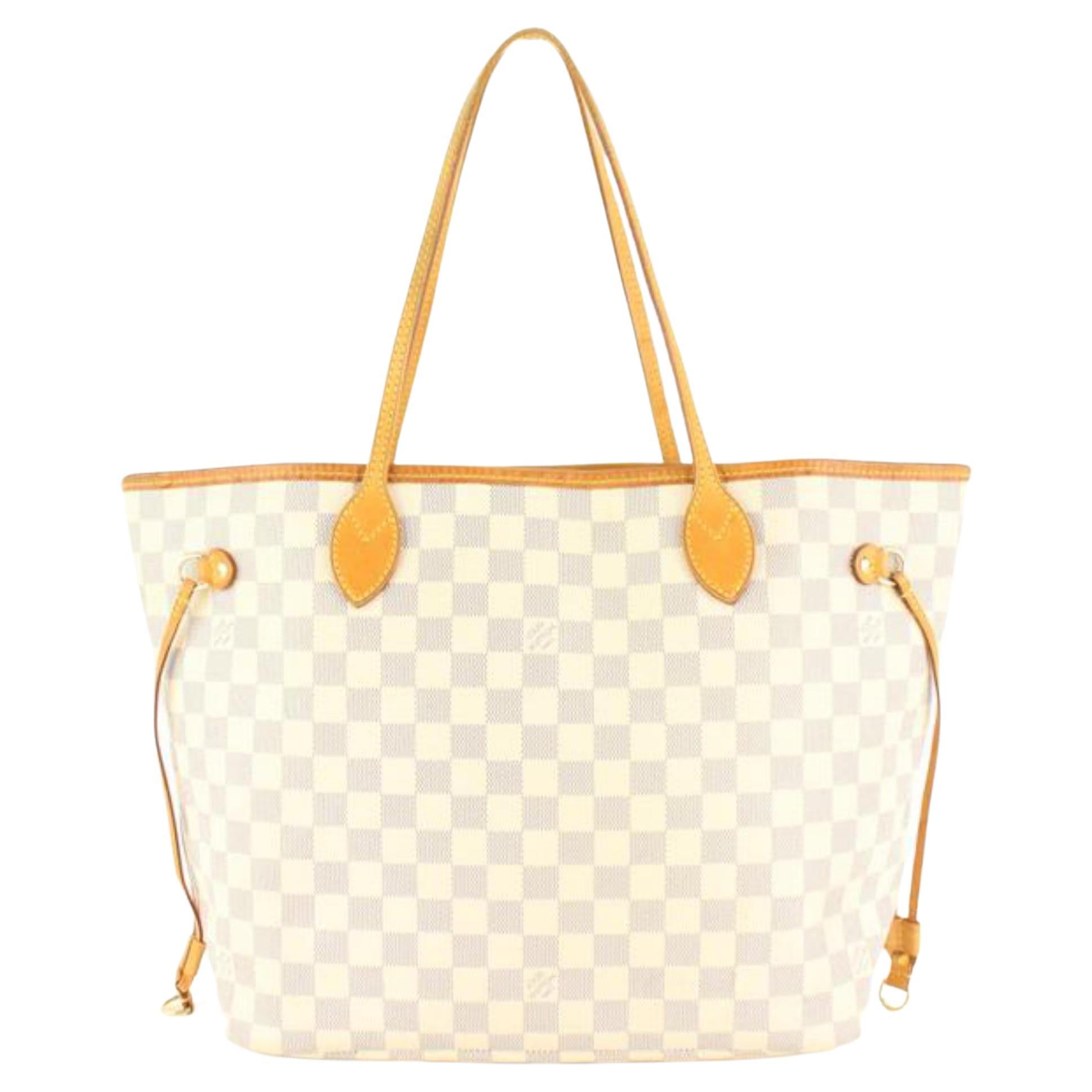 Louis Vuitton Portofino Pink Damier Azur Summer Trunks Neverfull MM