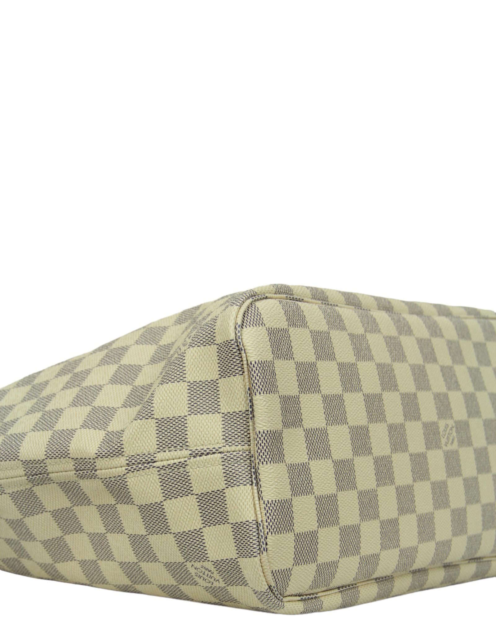 Louis Vuitton Damier Azur Neverfull MM Tote Bag For Sale 1