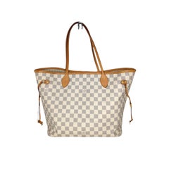 Louis Vuitton Damier Azur Neverfull MM Tote
