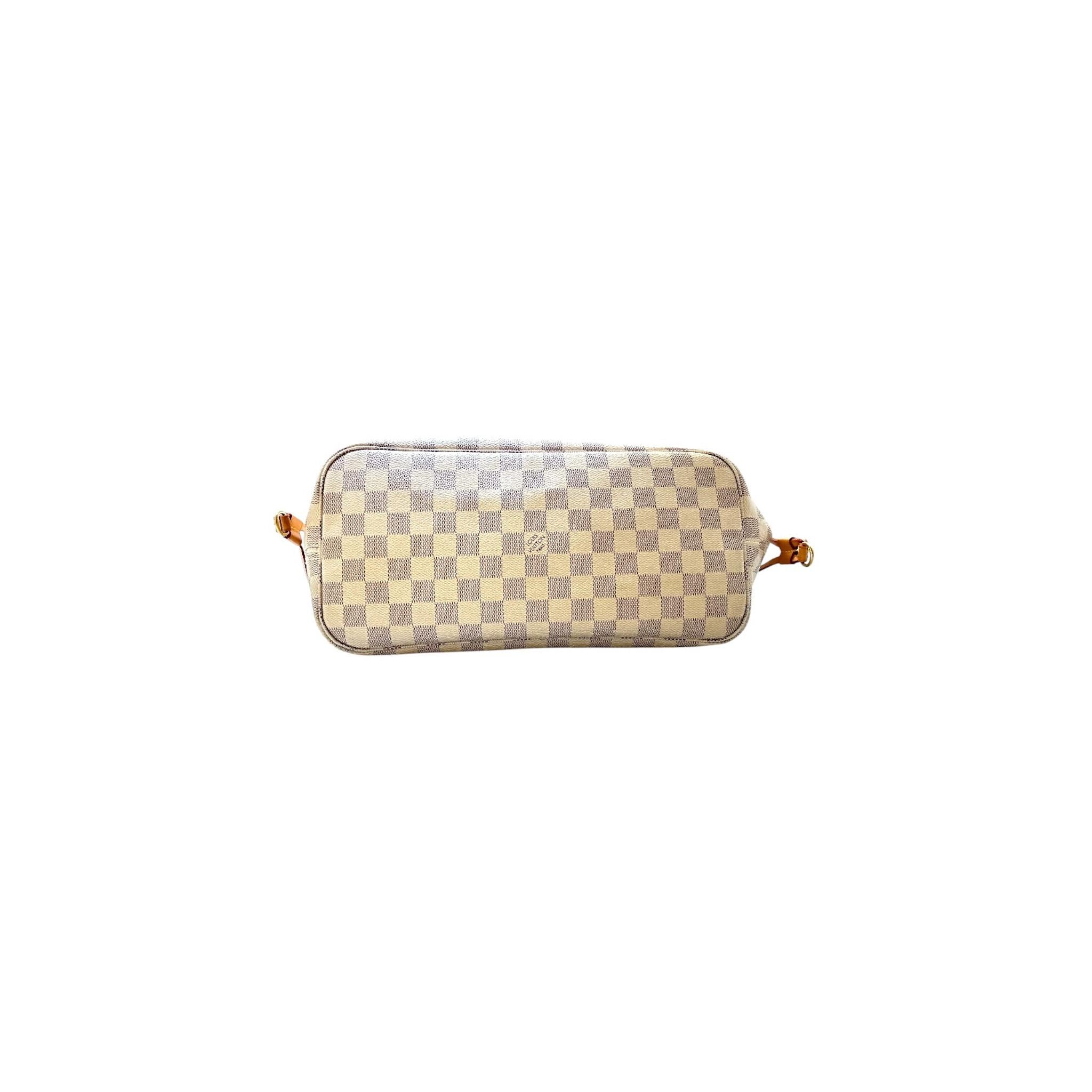 Donna Louis Vuitton Damier Azur Neverfull MM Tote in vendita