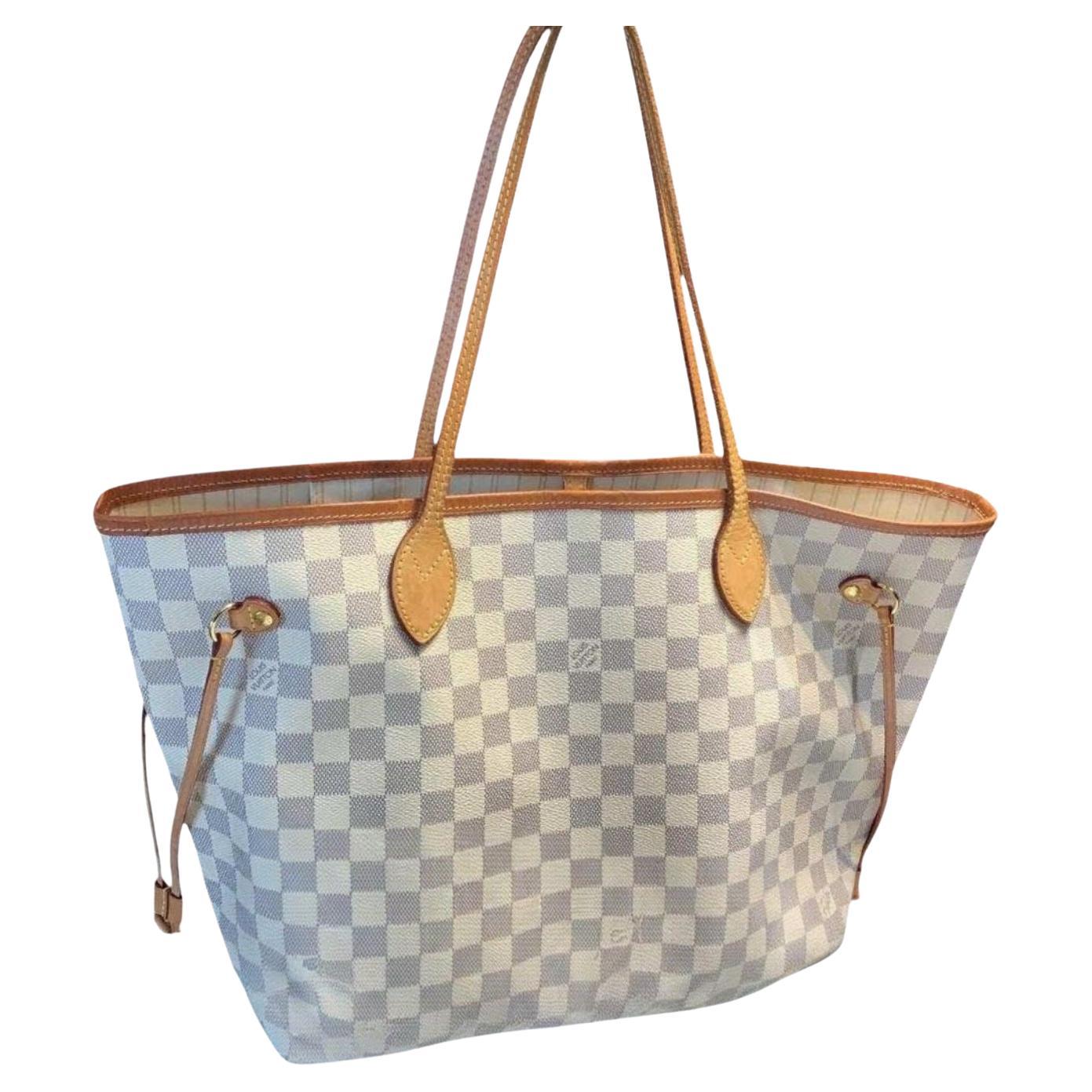 Louis Vuitton Damier Azur Neverfull MM Tote in vendita