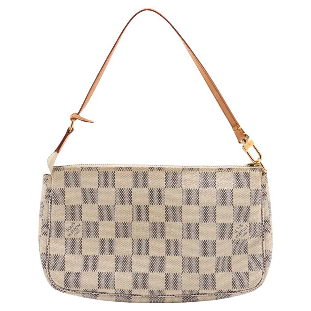 Accessori Louis Vuitton Damier Azur Pochette in vendita
