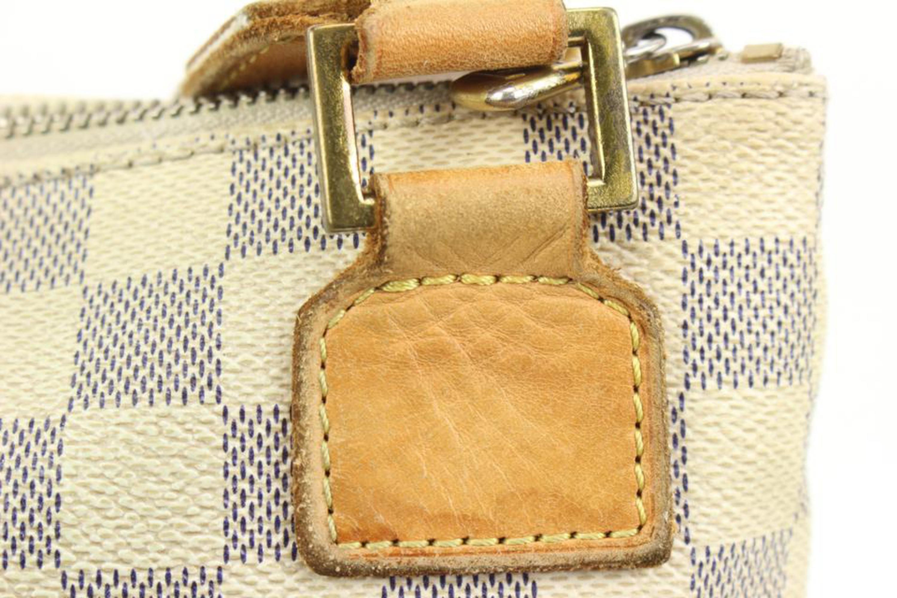 Louis Vuitton Damier Azur Pochette Bosphore Crossbody Bag 84lk422s 6