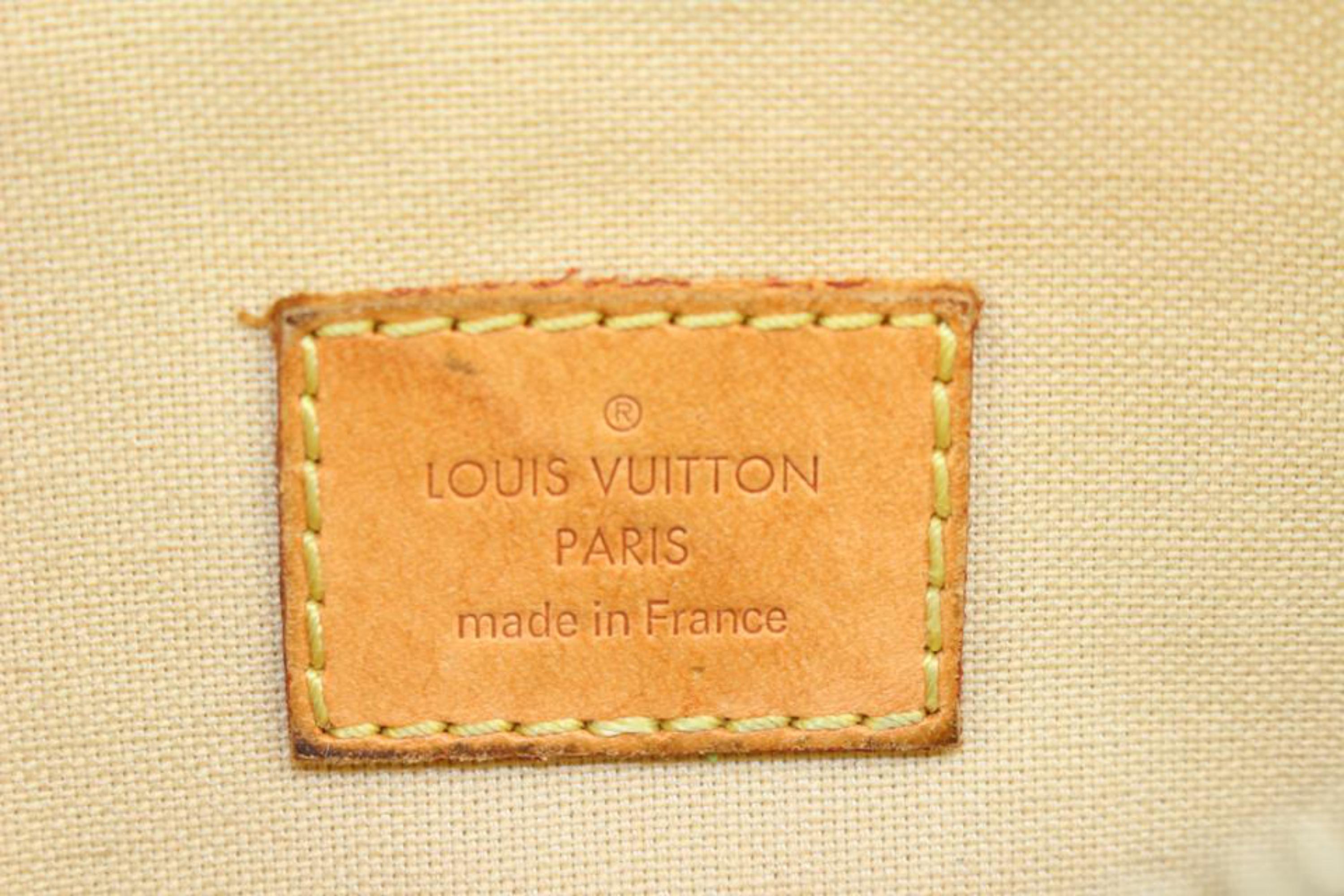 Beige Louis Vuitton Damier Azur Pochette Bosphore Crossbody Bag 84lk422s