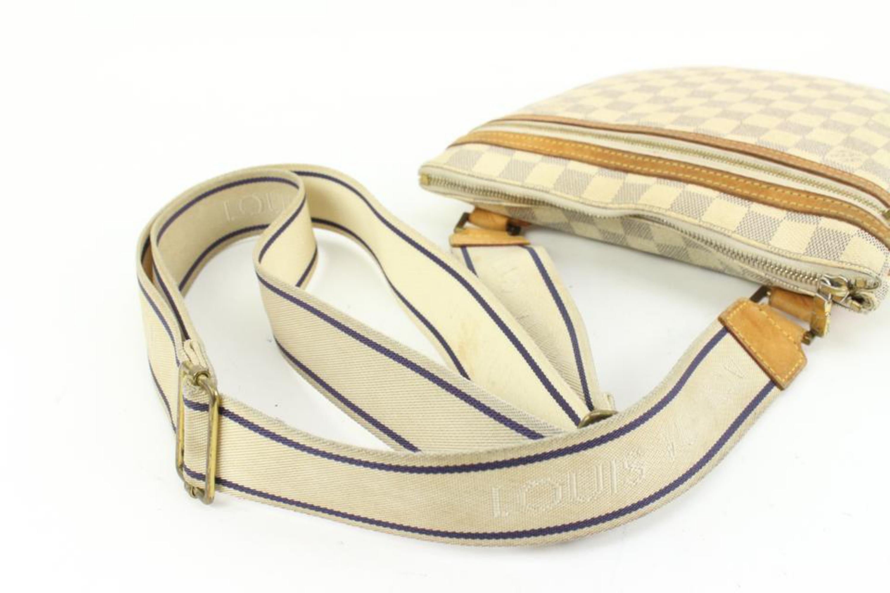 Louis Vuitton Damier Azur Pochette Bosphore Crossbody Bag 84lk422s 1