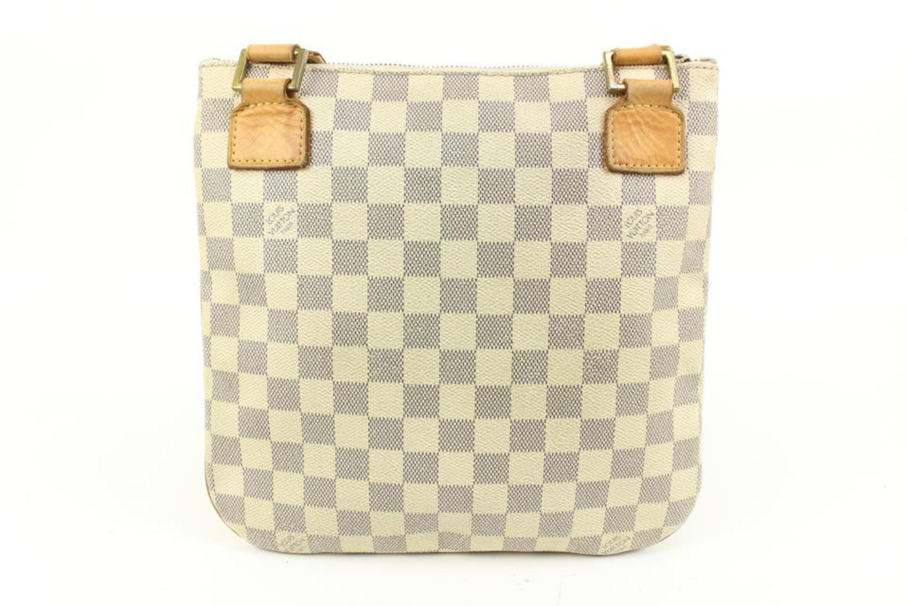 Louis Vuitton Damier Azur Pochette Bosphore Crossbody Bag 84lk422s 2