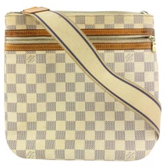 Vintage Louis Vuitton Damier Azur Pochette Bosphore Crossbody Bag 862857