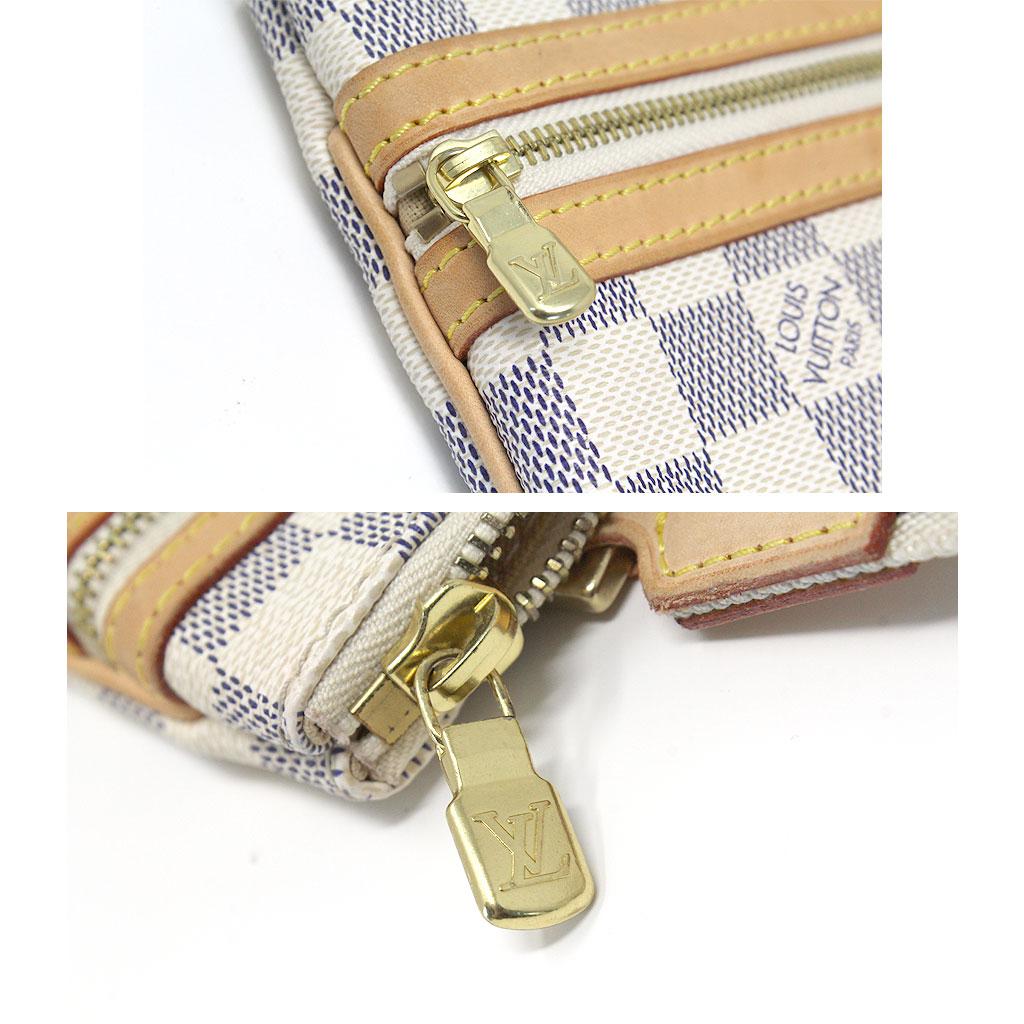 Women's or Men's Louis Vuitton Damier Azur Pochette Bosphore Messenger Bag