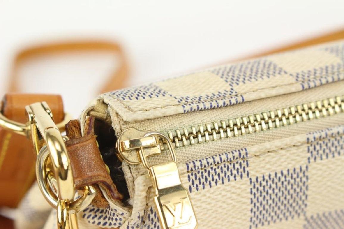 Louis Vuitton Damier Azur Pochette Eva Crossbody Bag Sophie 131lvs77 3