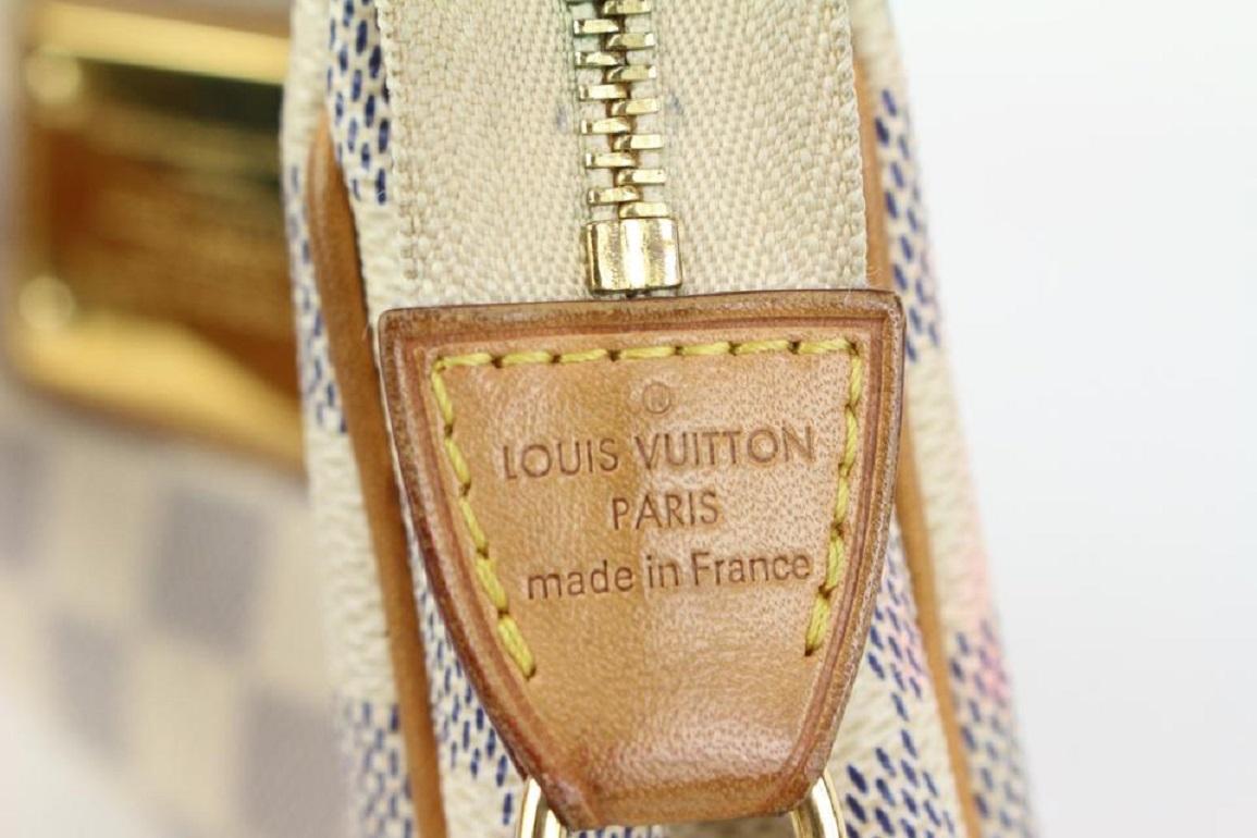 Beige Louis Vuitton Damier Azur Pochette Eva Crossbody Bag Sophie 131lvs77