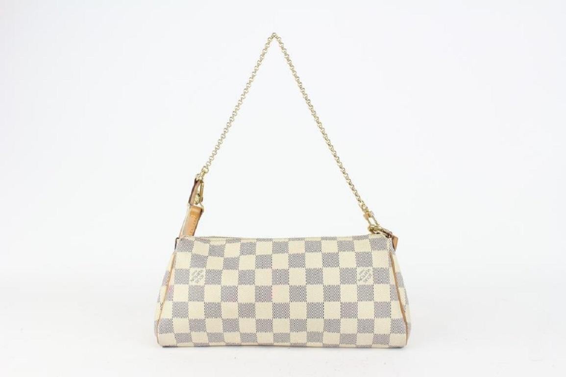 Women's Louis Vuitton Damier Azur Pochette Eva Crossbody Bag Sophie 131lvs77