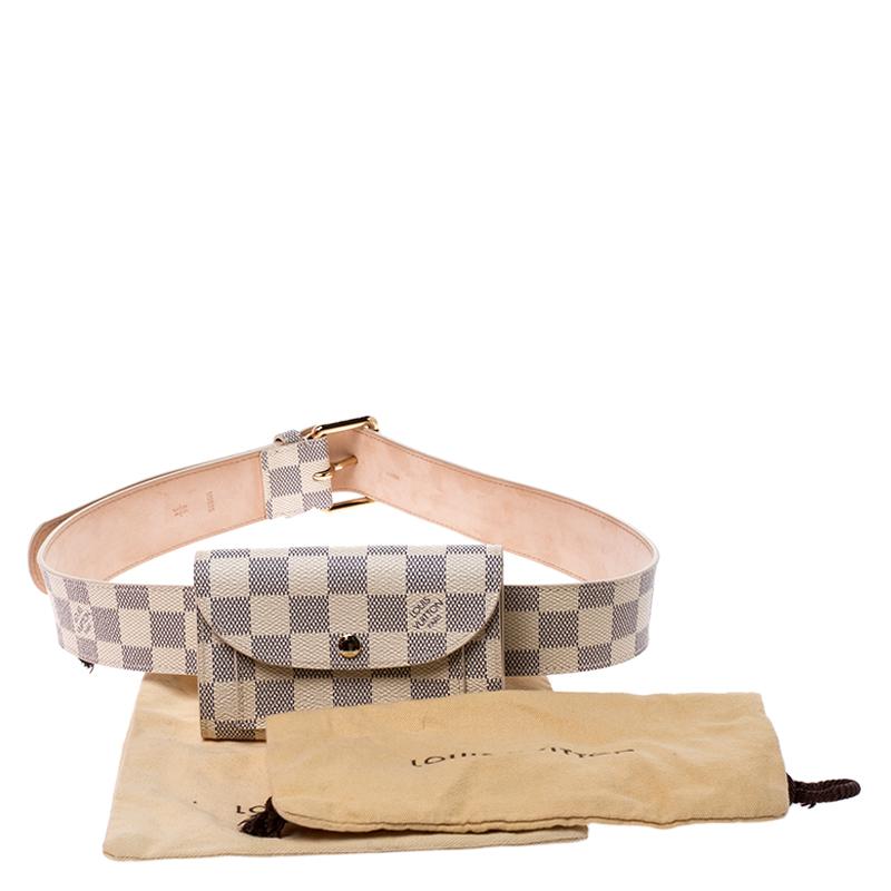 Louis Vuitton Damier Azur Pochette Solo Belt Bag 3
