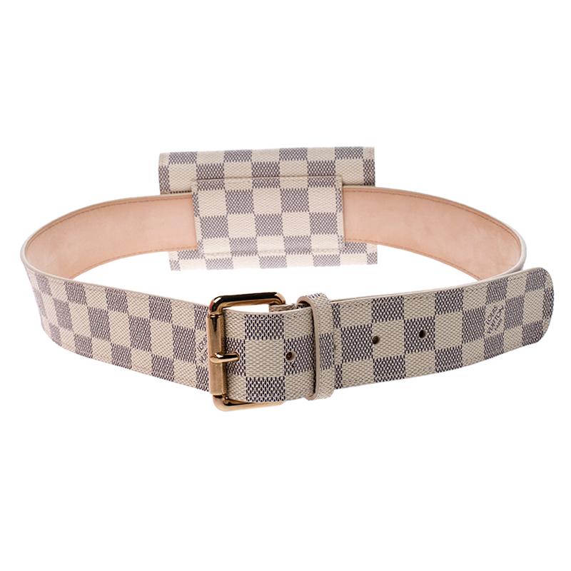 Louis Vuitton Damier Azur Pochette Solo Belt Bag 1