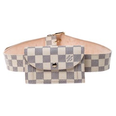 Louis Vuitton Damier Azur Pochette Solo Belt Bag
