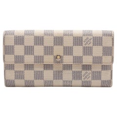 Louis Vuitton Damier Azur Portefeuille Sarah Brieftasche