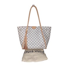 Louis Vuitton Damier Azur Propriano Rose Ballerine Tote