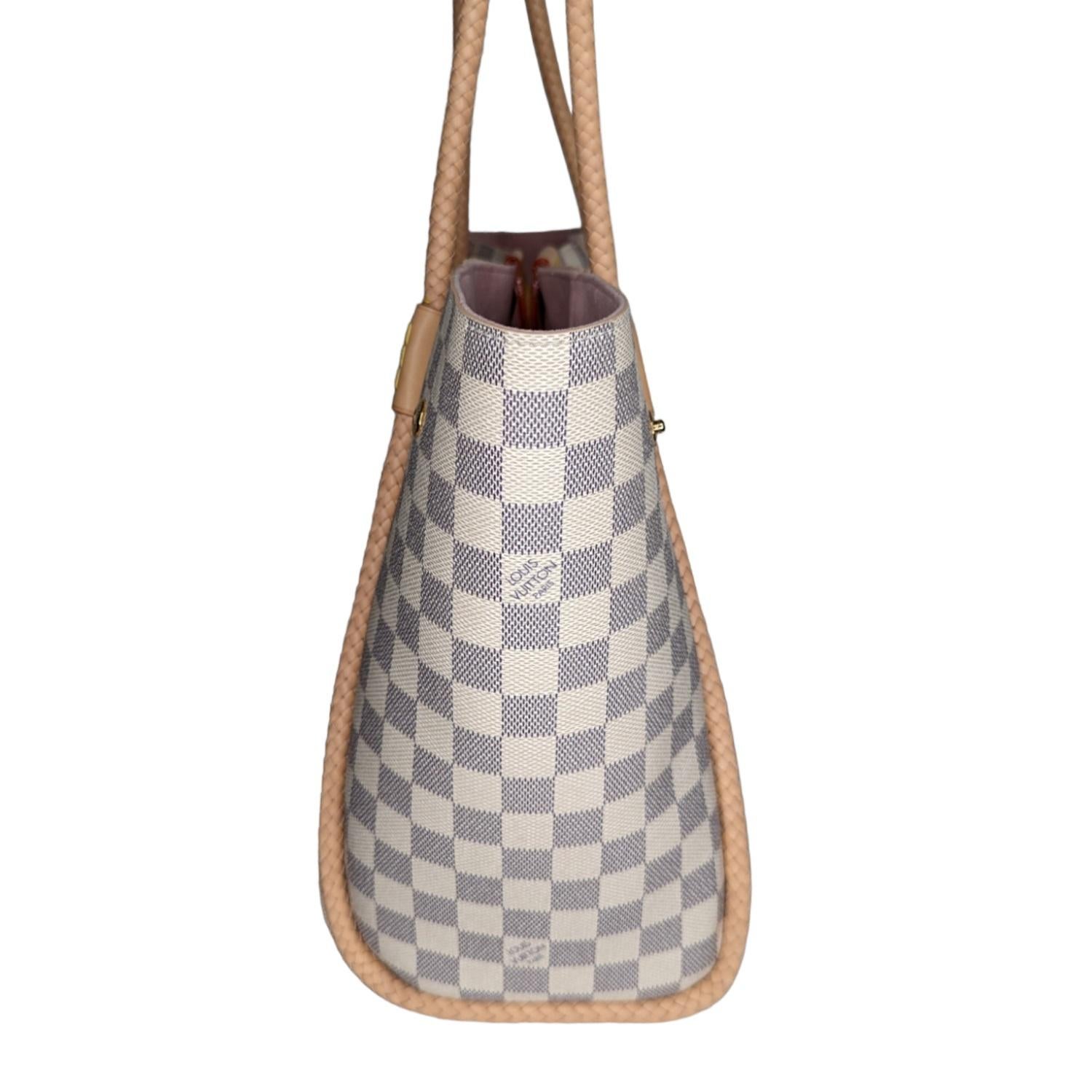 Louis Vuitton Damier Azur Propriano Rose Ballerine Tote 1