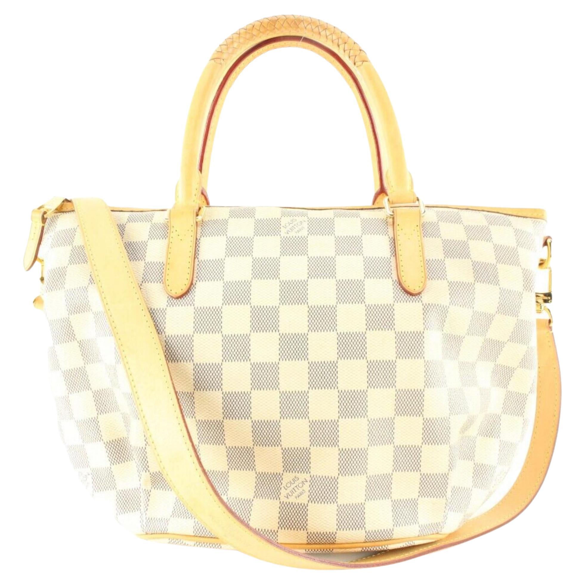 LOUIS VUITTON Damier Azur Coated Canvas Neverfull PM at 1stDibs