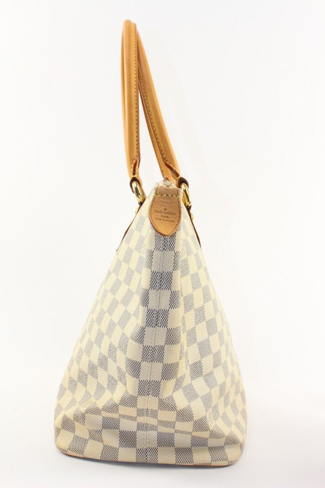 LOUIS VUITTON Damier Azur Saleya 1LV0104K In Fair Condition For Sale In Dix hills, NY